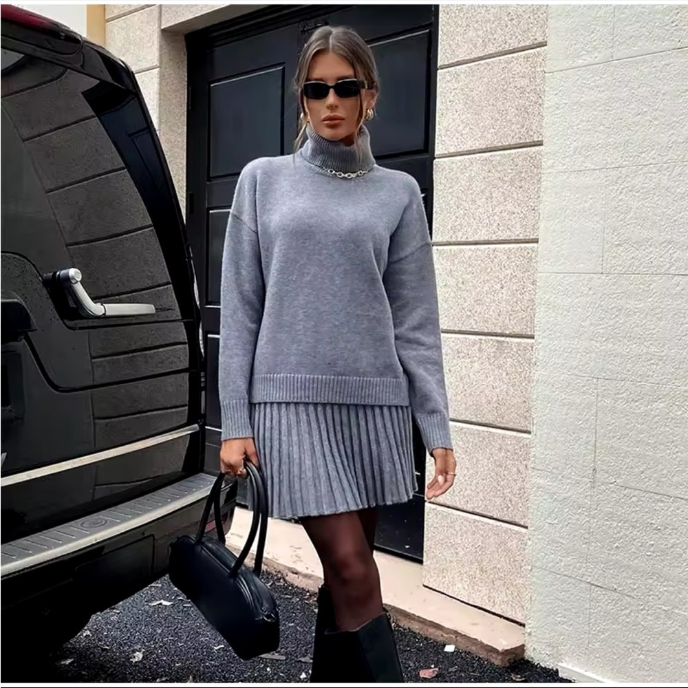 Introducing The Versatile Knit Pleated Skirt Set … - image 2